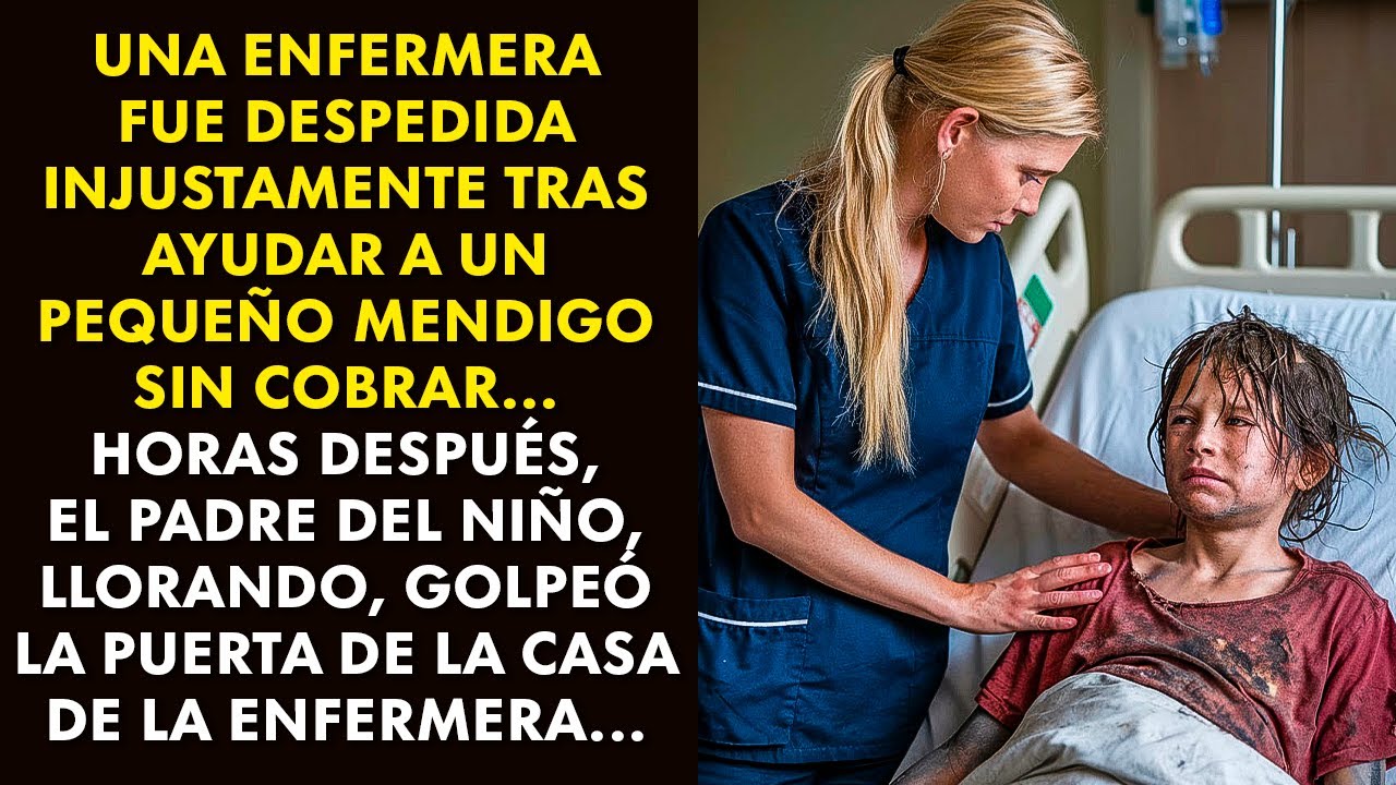 UNA ENFERMERA FUE DESPEDIDA INJUSTAMENTE TRAS AYUDAR A UN PEQUEÑO MENDIGO SIN COBRAR...