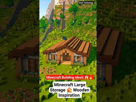 Minecraft Building Idea's 😱 Wooden #minecraft #youtubeshorts #gaming