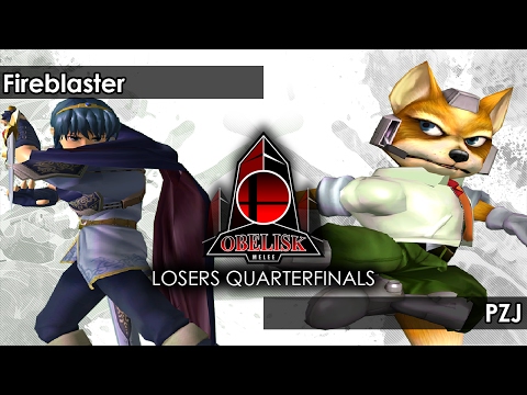Melee: Fireblaster (Marth) V PZJ (Fox) - Obelisk 37 Tournament SSBM