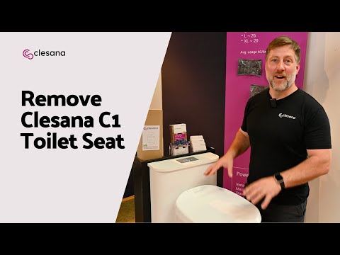 Clesana C1 toilet seat removal (Quick Tip) 