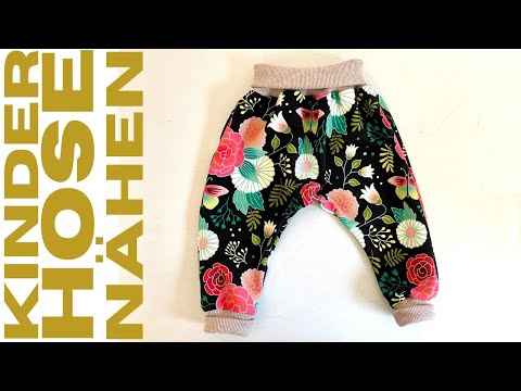 Kinderhose nähen: Haremshose für Einsteiger