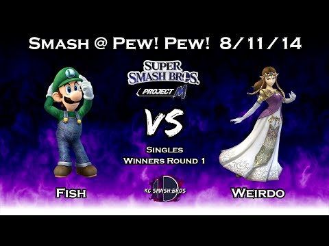 S@PP 8/11/14 Project M Singles Winners Round 1: Fish (Luigi) Vs. Weirdo (Zelda)