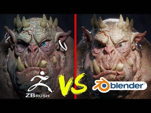 Blender vs ZBrush: Which is the Ultimate 3D Modeling and Sculpting Software?