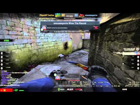 chrisJ vs. FlipSide Insane 1v3 Clutch - Cobblestone - MLG Columbus 2016