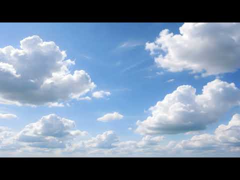K Sky & Clouds - Tranquil Time-Lapse Visuals - 1 Hour Calm Blue Sky
