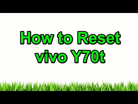 How to Hard Reset vivo Y70t - Pattern Unlock