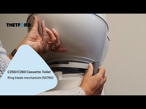 C260 | Ring blade mechanism (50760) replacement | Cassette toilet | THETFORD repair instructions