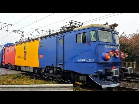 Trenul 🚂🚃🚃 Regio 3008 Brasov - Bucuresti 🇷🇴 pleaca din statia Bobolia #tren #romania #travel