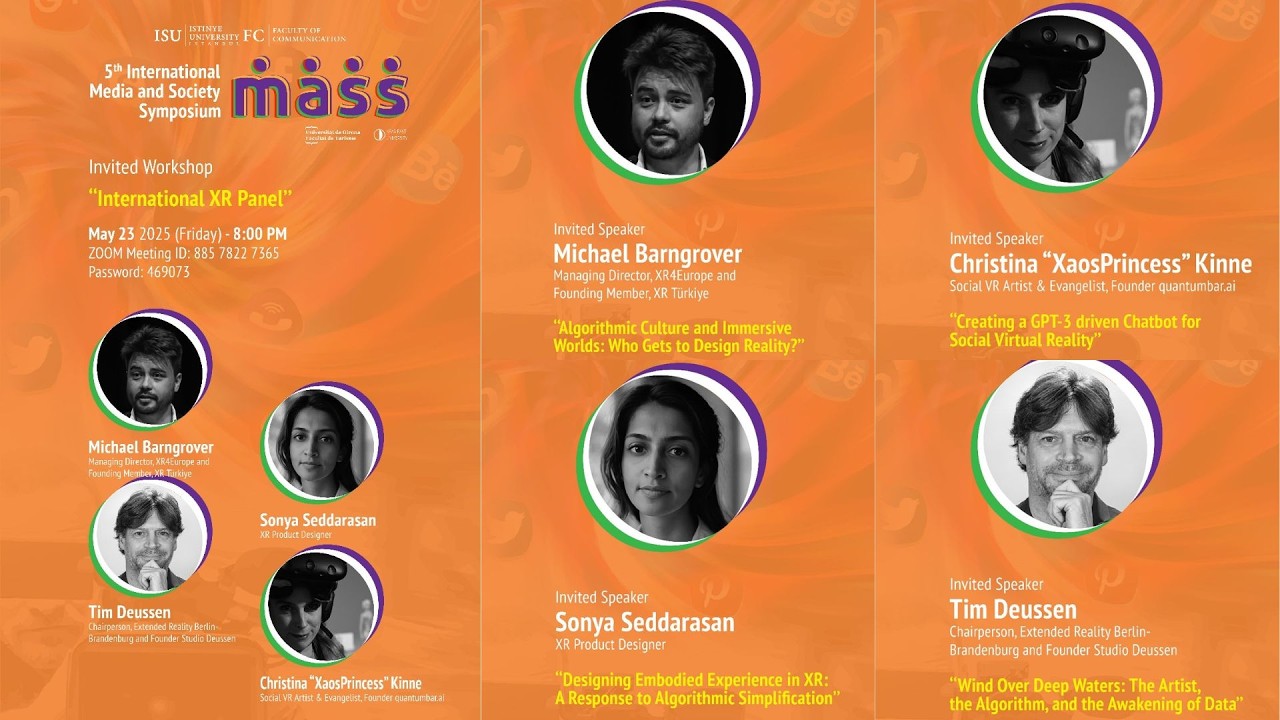 5th International Media and Society Symposium: International XR Panel
