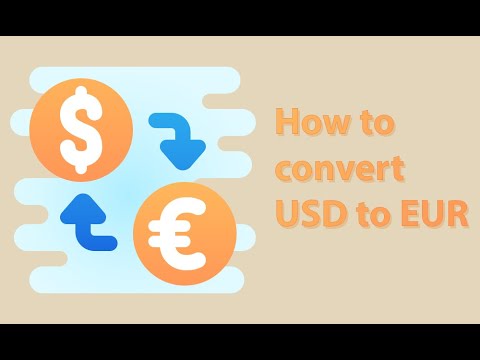 How to convert US Dollar to Euro