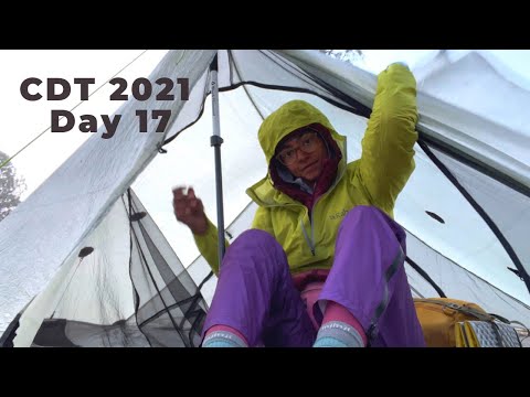 Continental Divide Trail 2021 thru-hike Day 17 // excited to climb then HAIL!