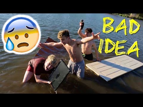 BUILDING OUR OWN BOATS! *THEY SANK*