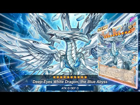NEW Blue-Eyes Support is INSANE!  Deep-Eyes White Dragon, the Blue Abyss!