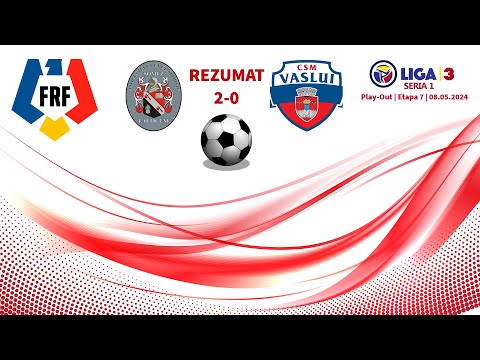 REZUMAT: Şomuz Fălticeni 2-0 CSM Vaslui | Play-Out | Etapa 7 | 08.05.2024 Fotbal România Liga 3