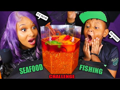 , title : 'SEAFOOD BOIL FISHING CHALLENGE MUKBANG WITH MY JUJU | QUEEN BEAST'