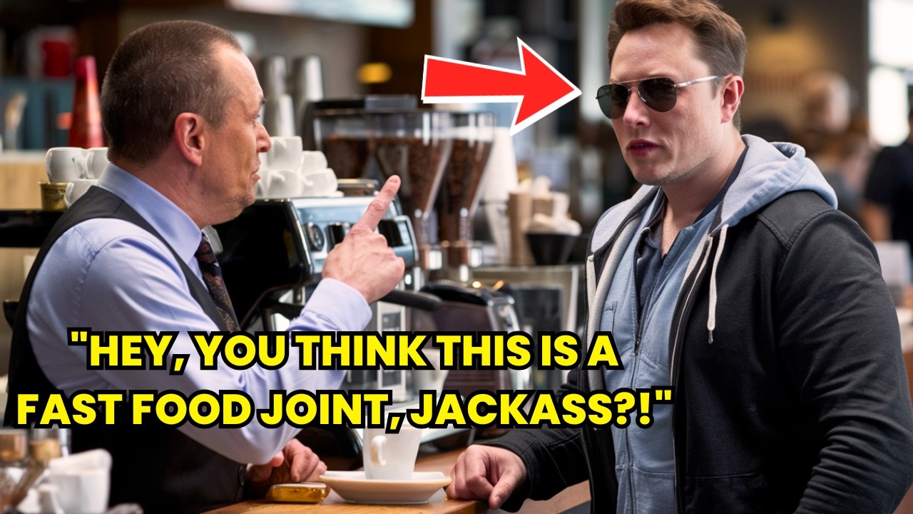 Barista REFUSES to Serve Elon Musk - But When He Realized Who He Was, THE ENTIRE CAFE FROZE...