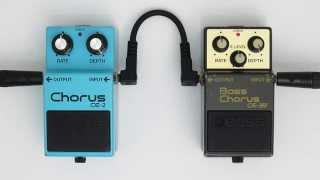 Video thumbnail for BOSS CE-2 Chorus / CE-2B Bass Chorus Comparison by Pepe Music