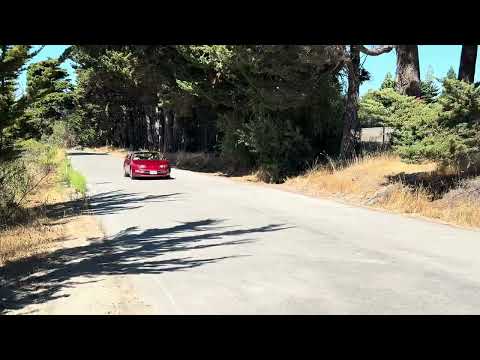 1993 Nissan 300zx 5 speed coming to stop San Francisco California