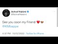 Hakimi Send Kmappe A Tweet