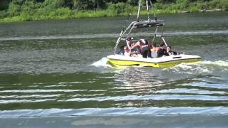 preview picture of video 'Eastern Regional Barefoot Water Ski Championships at Prompton State Park, Prompton, PA'