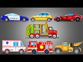 Street Vehicles LearnIng Vehicles Car Cartoon Video For Kids
