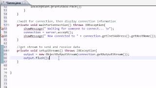Intermediate Java Tutorial - 42 - Setting Up the Streams