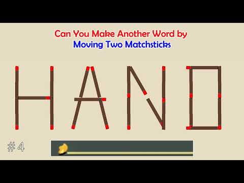 Can you make another word from the existing one? | Matchstick Word Puzzles #63 | Brain Teaser