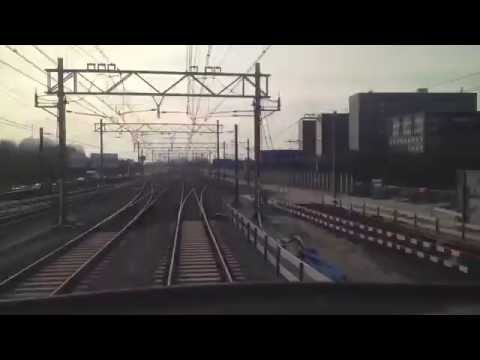 HD Train Timelapse TGV Thalys Amsterdam to Brussels