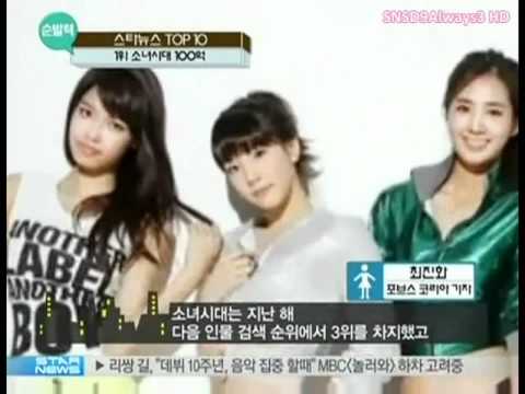 110306 SNSD-[HD720p] Korea Power Celebrity No.1 @ Y-Star [Star News Top10]