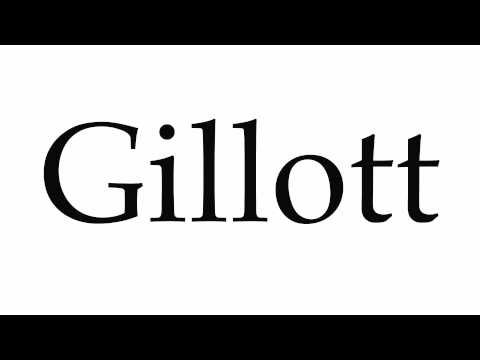How to Pronounce Gillott