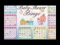 baby shower bingo 