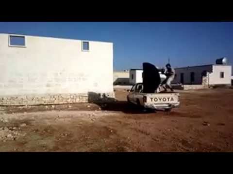 استهداف مقرات تنظيم داعش في مداجن غيطون في ريف حلب من قبل حركة أحرار الشام الإسلامية