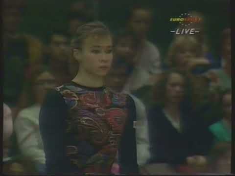 Svetlana Boginskaja (URS) - World Cup 1990 - All Around - Balance Beam