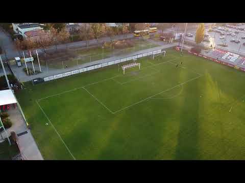 Trening bramkarski (trening 1, ćwiczenie 2) - Pogoń Grodzisk Mazowiecki