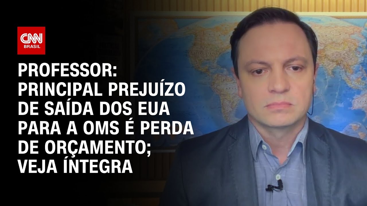 Professor: Principal prejuízo de saída dos EUA para a OMS é perda de orçamento; Veja íntegra | 360º