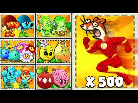 Pvz 2 Challenge - Random 40 Team Plants Vs 400 Ice Weasel Zombies