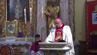 Homilia ks.  bp.  Wiesława Meringa, Galew, 22 02 2018