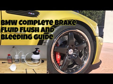 HOW TO: BMW Brakes Service Flushing and Bleeding with DINAN E46 M3