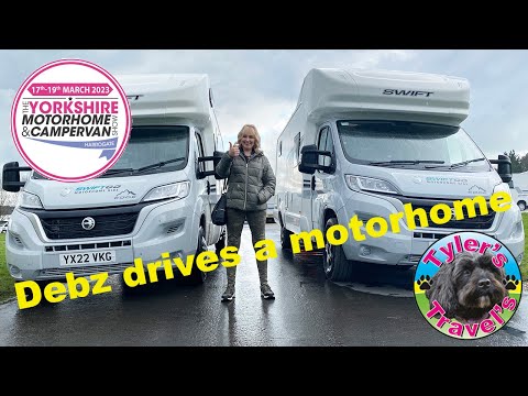 Yorkshire Motorhome Show March 2023, Deb drives a Motorhome and we look at Consort Motorhomes