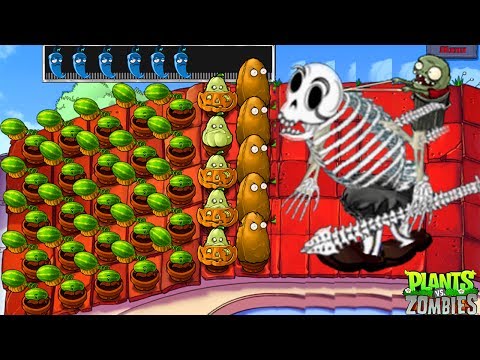 Plants Vs Zombies Mod Halloween: TEAM PLANTS vs GARGANTUAR FIGHT!