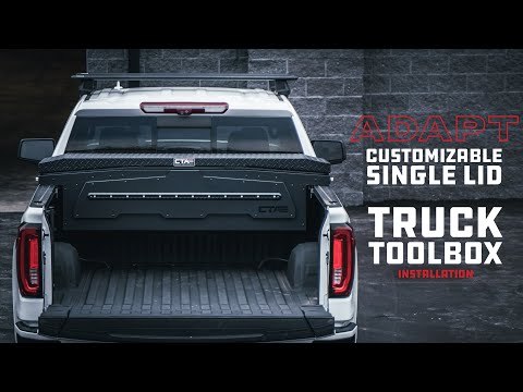 ADAPT Single Lid Truck Toolbox - Installation