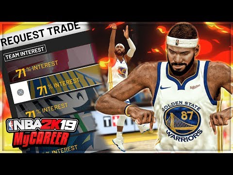 I DEMANDED A TRADE TO THE GOLDEN STATE WARRIORS! NBA 2K19 My Career Mode |Gameplay #12