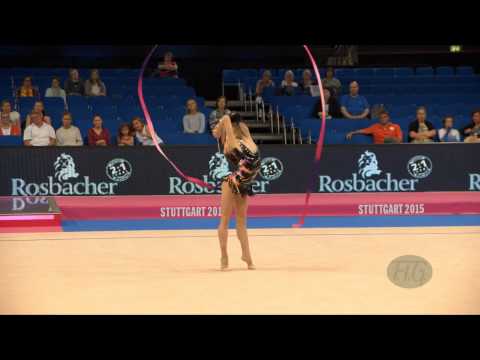 Letizia CICCONCELLI (ITA) 2015 Rhythmic Worlds Stuttgart - Qualifications Ribbon