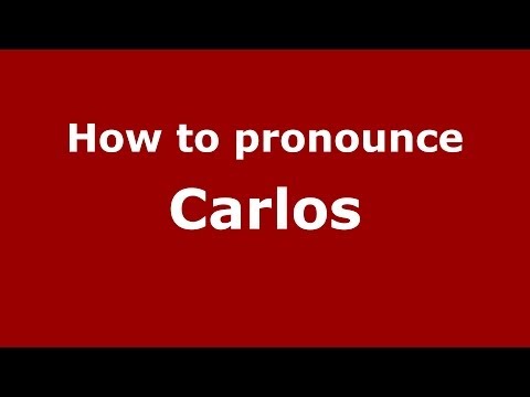 How to pronounce Carlos (Italian/Italy)  - PronounceNames.com