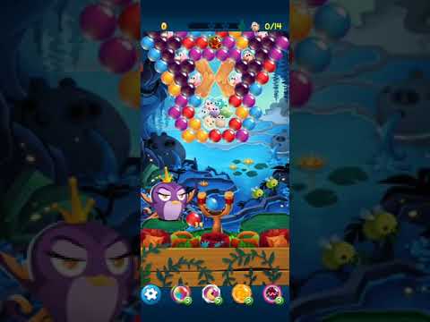 Angry birds pop bubble shooter HARD LEVEL 109 3 STARS NO BOOSTER