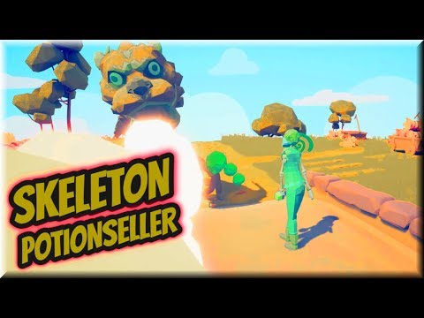Skeleton Potionseller(Skeleton Larry) vs Every Unit(Almost) +Bonus(2/2) - TABS ORIGINAL MODS