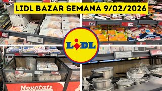 LIDL BAZAR semana 9 de febrero 2026 novedades menaje de cocina y más 