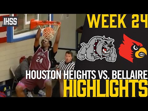 Houston Heights vs Bellaire Basketball Highlights | 17-Game Win Streak