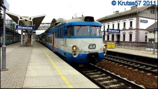 preview picture of video 'ČD 451.061+062 - Os2522, Strančice, 16.2.2011'
