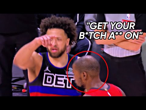 What Was REALLY Said In Kevin Durant & Cade Cunningham's HEATED Trash Talk! (NEAR FIGHT)